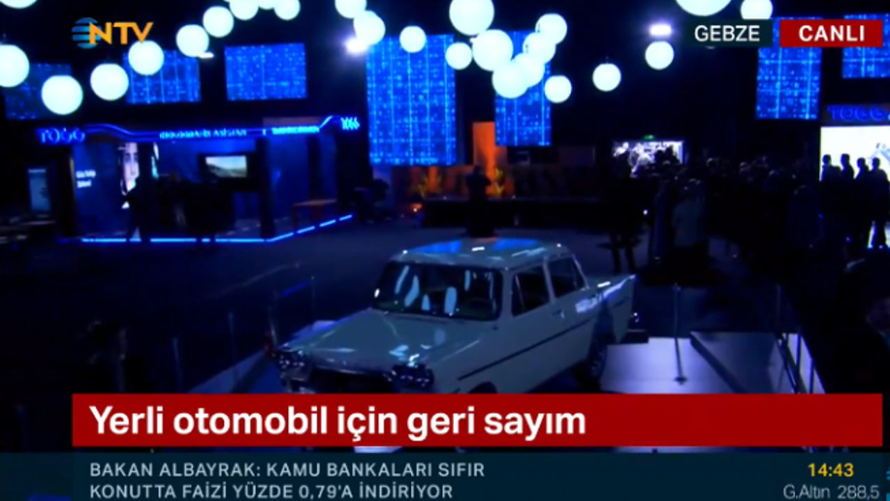Yerli otomobil canlı yayın başladı! NTV Canlı Yayın!