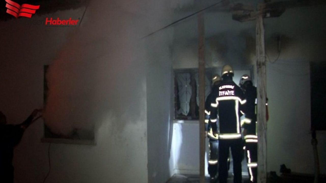 Kayseri'de Korkutan Yangın