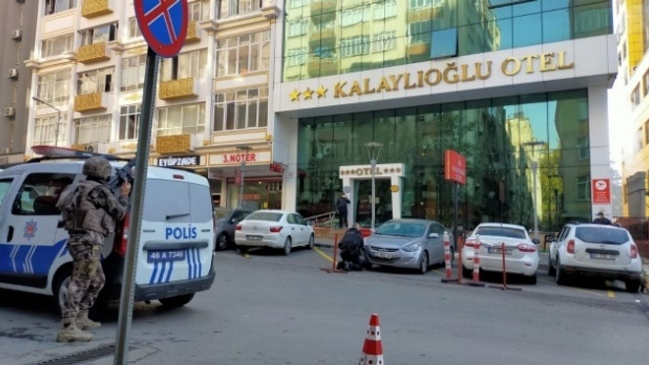 Kahramanmaraş'ta otelde silahlı saldırı! 1 polis şehit!