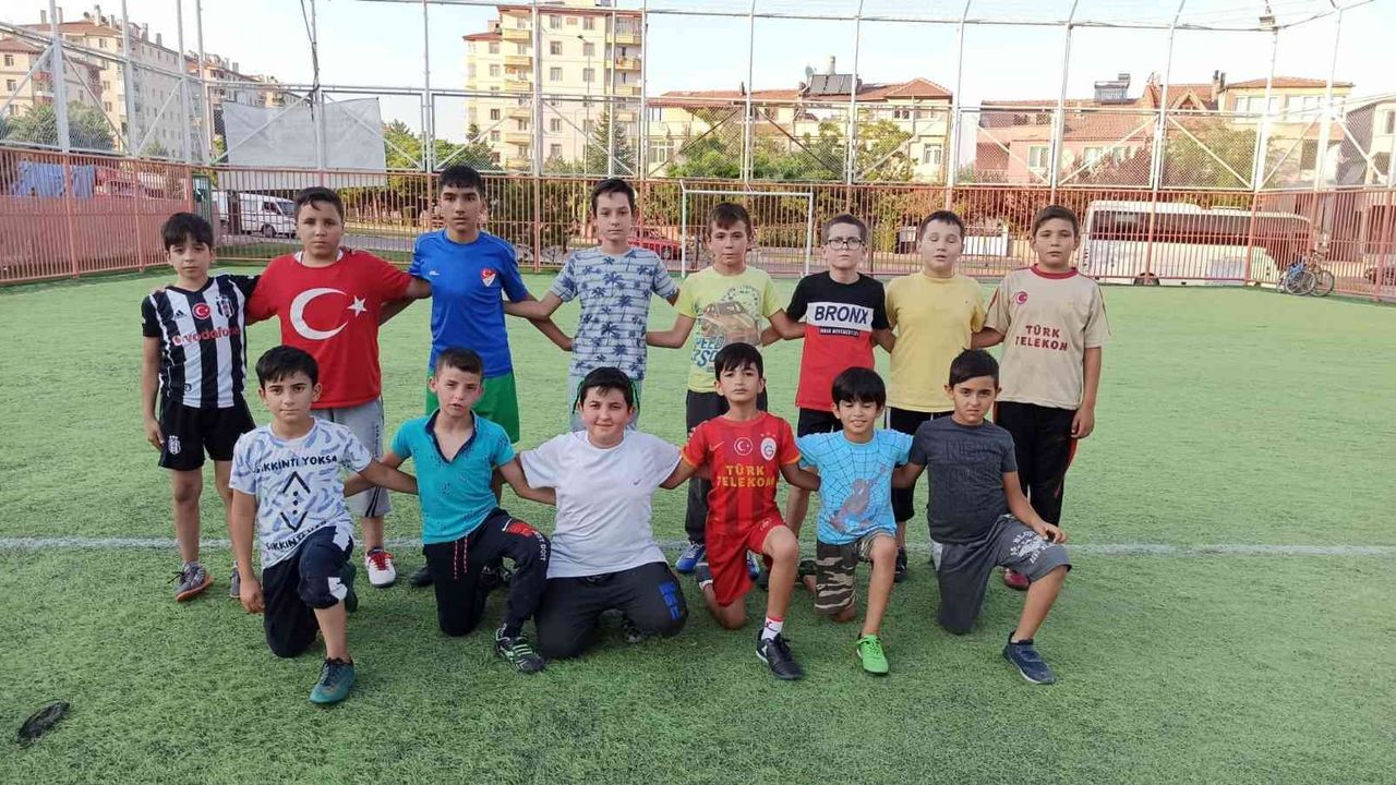 Melikgazi Futbol Okulunun öğrencileri kapanış turnuvası yapacak