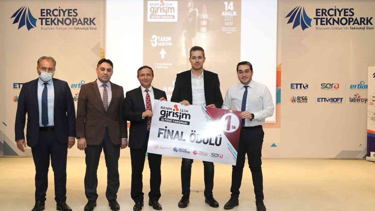 Erciyes Teknopark “Benim İşim Girişim” Yarışmasının Ödül Töreni yapıldı