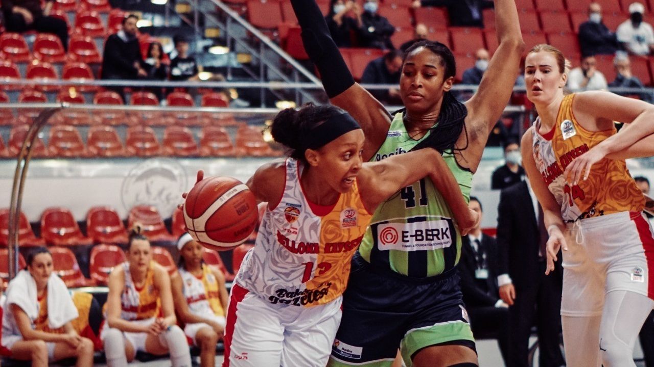 KBSL: Bellona Kayseri Basketbol: 77 - Nesibe Aydın: 71