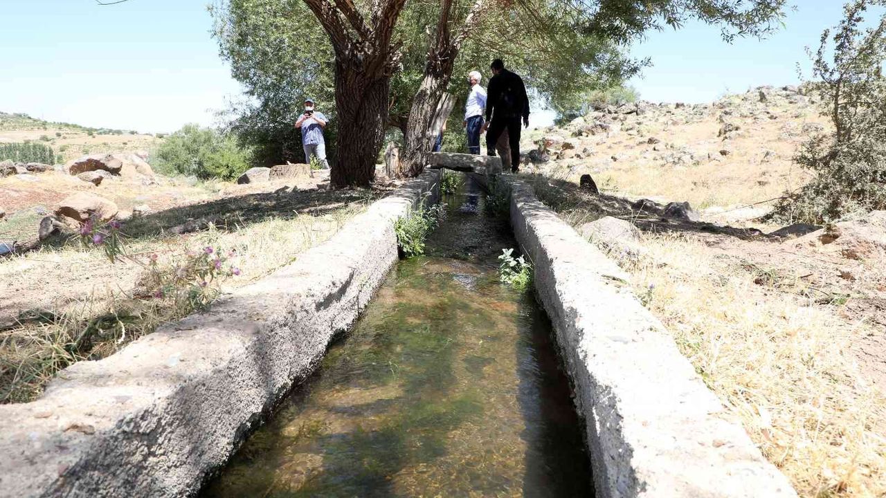 Talas’ın tarihi mahzenleri suya kavuşuyor