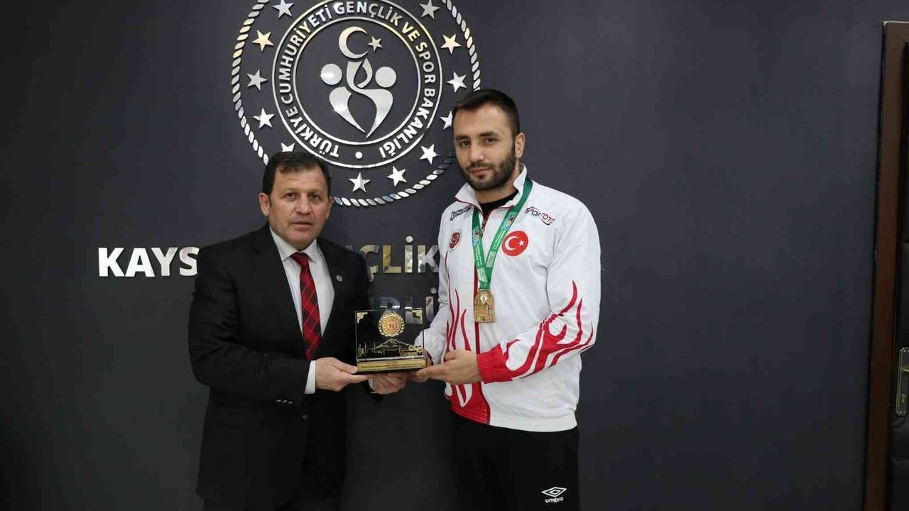 Avrupa Şampiyonlarından Ali İhsan Kabakcı’ya ziyaret
