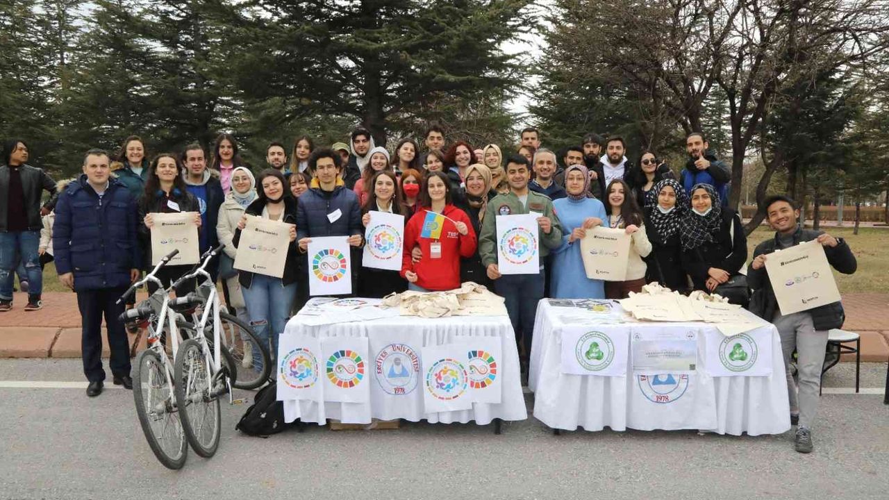 ERÜ’de pedallar 8 Mart Dünya Kadınlar Günü için çevrildi