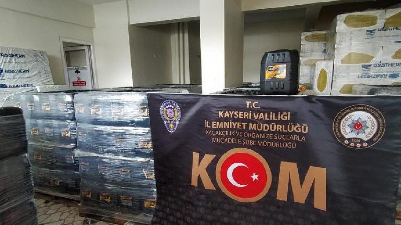 Kayseri’de akaryakıt operasyonu: 25 ton karışımlı akaryakıt ele geçirildi