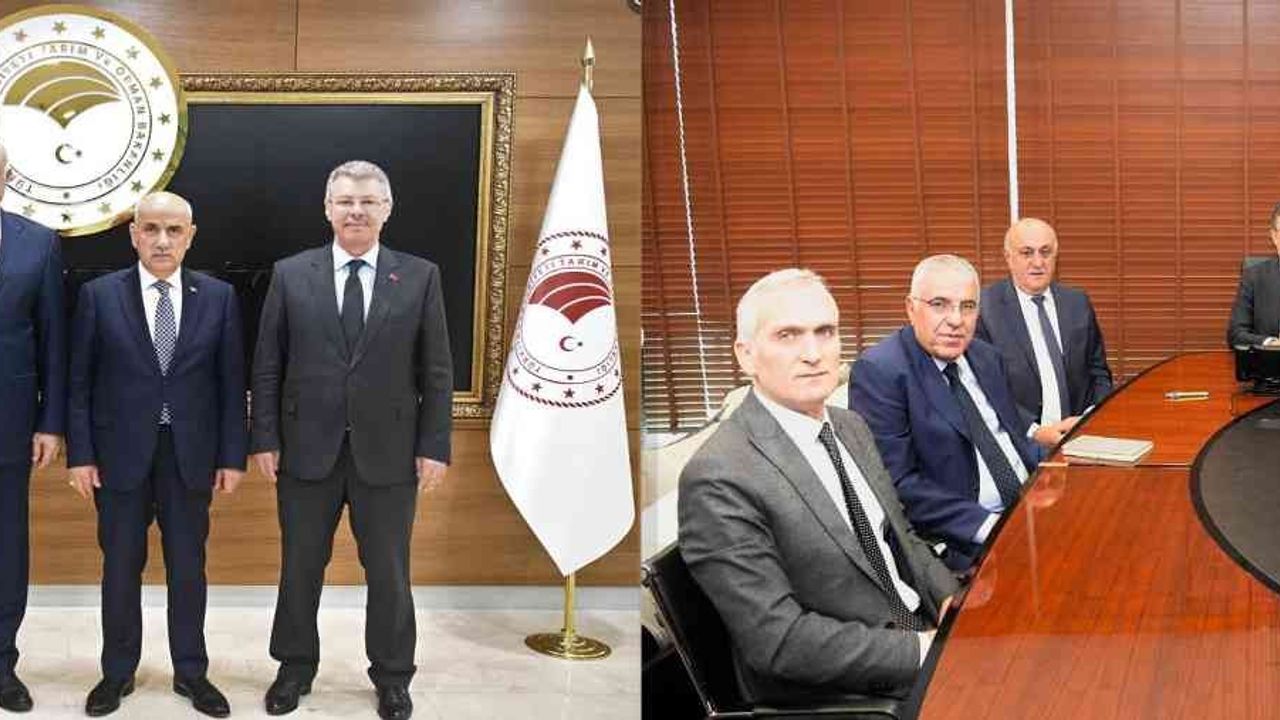 Başkan Akay’dan Tarım ve Orman Bakanı Kirişçi’ye ziyaret