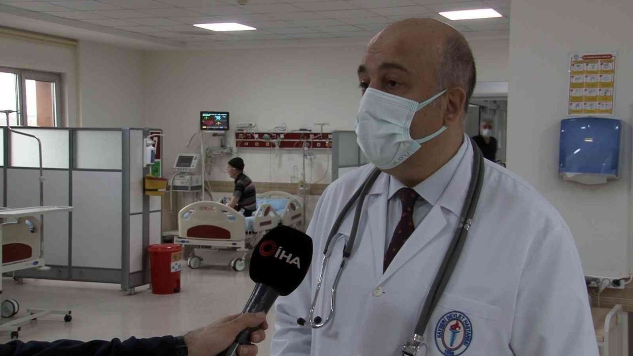 Kayseri Devlet Hastanesi’nde tedavi gören tek covid hastası kaldı