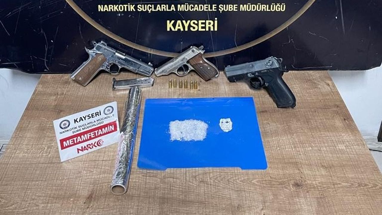 Kayseri’de uyuşturucu operasyonu: 1 gözaltı