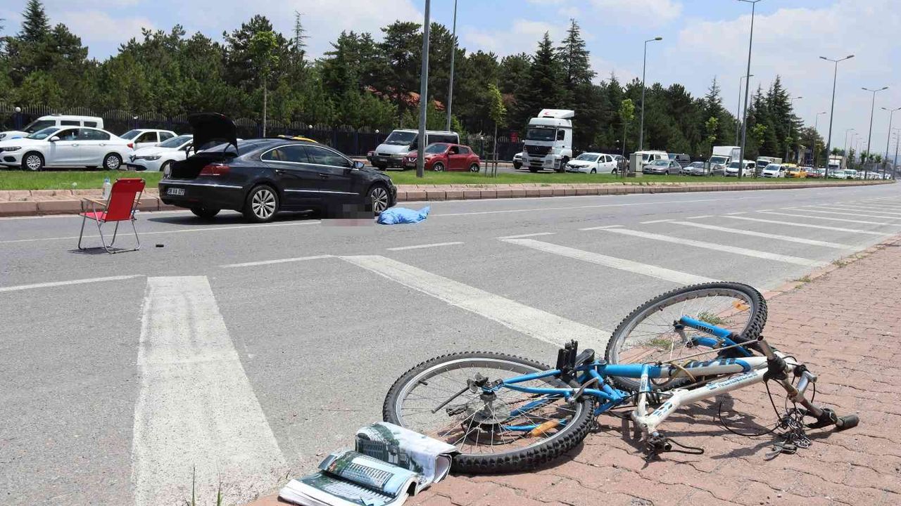 Otomobilin çarptığı bisikletli şahıs hayatını kaybetti!