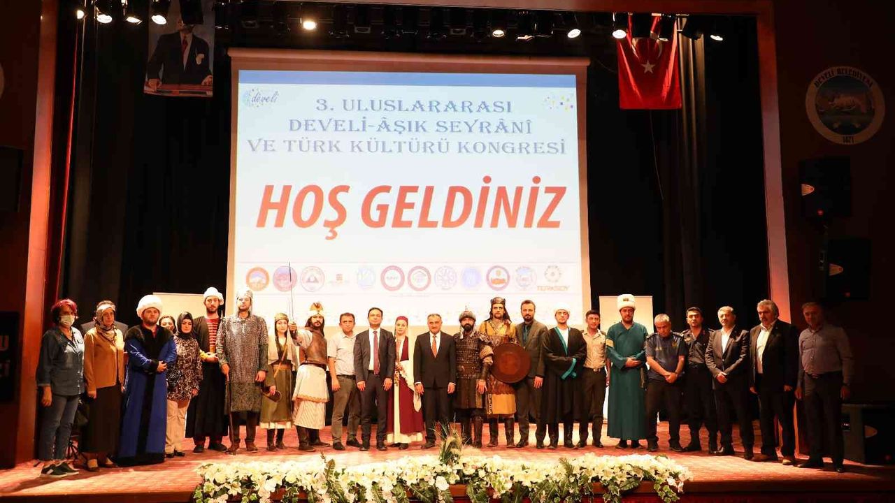 3. Uluslararası Develi-Âşık Seyrani ve Türk Kültürü Kongresi başladı