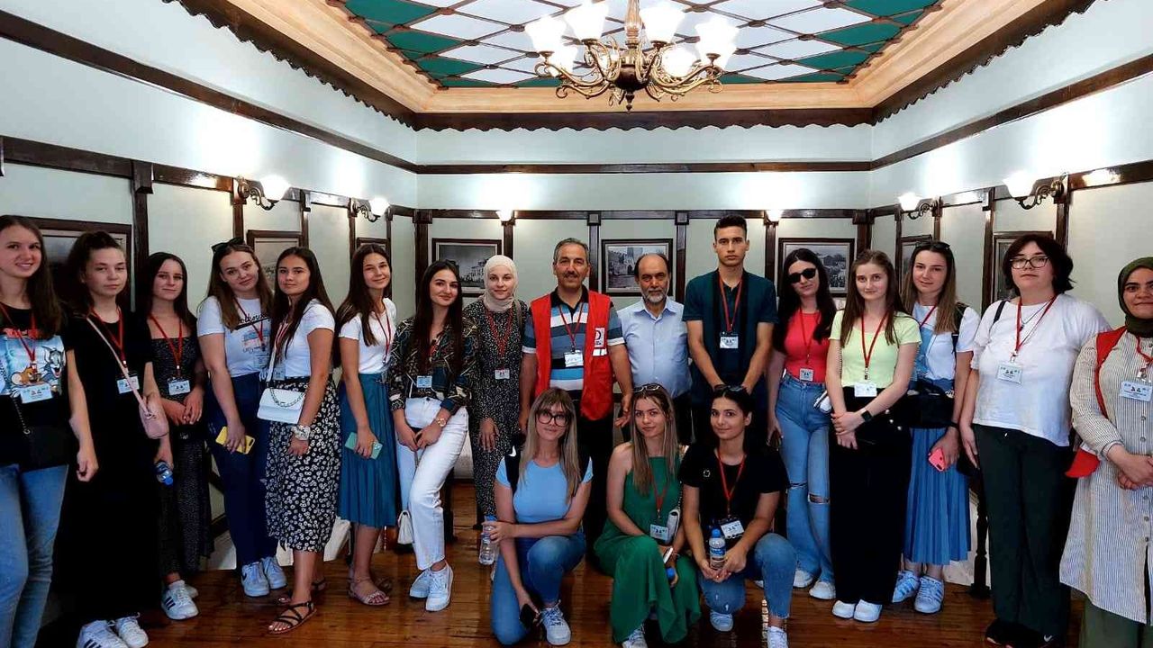 Bosnalı öğrenciler Kayseri’ye hayran kaldı