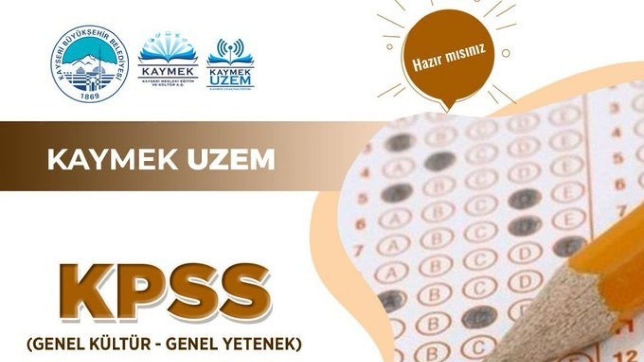 Büyükşehirden KPSS adaylarına ücretsiz kurs desteği