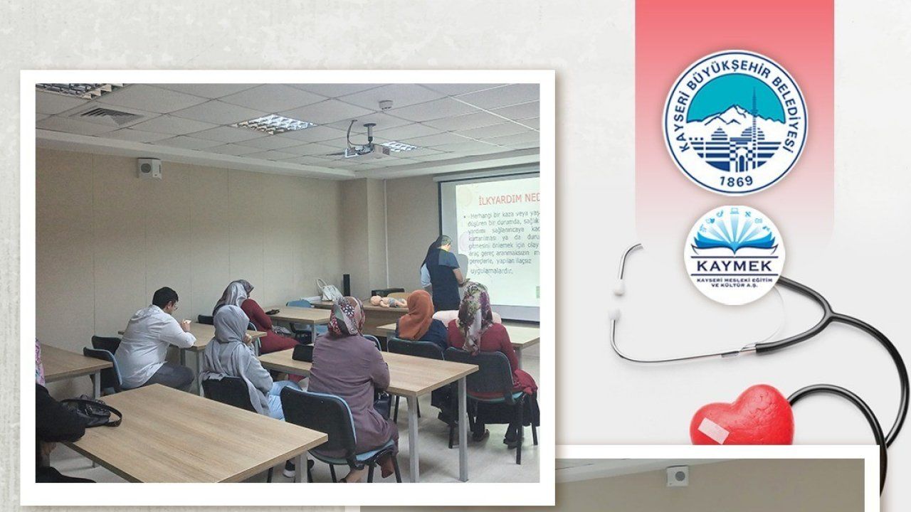 KAYMEK'ten kursiyerlere özel ''İlk Yardım'' semineri