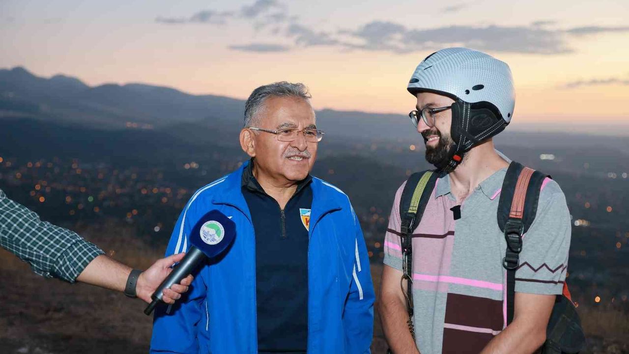 Başkan Büyükkılıç: “Ali Dağı, dünyada en önemli yamaç paraşüt merkezlerinden birisi”