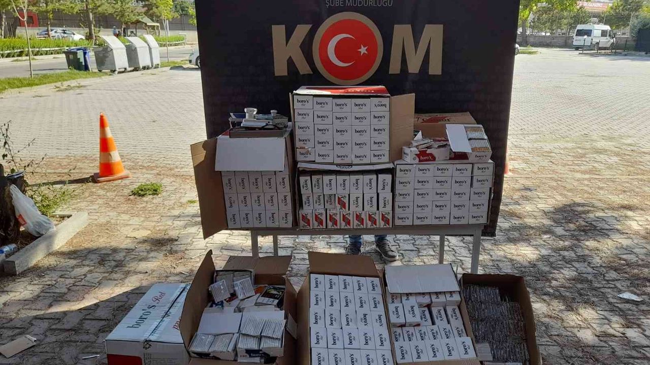 Kayseri’de 35 kilo kaçak tütün ele geçirildi