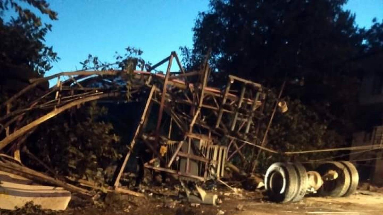 Freni patlayan kamyonun şoförü hayatını kaybetti