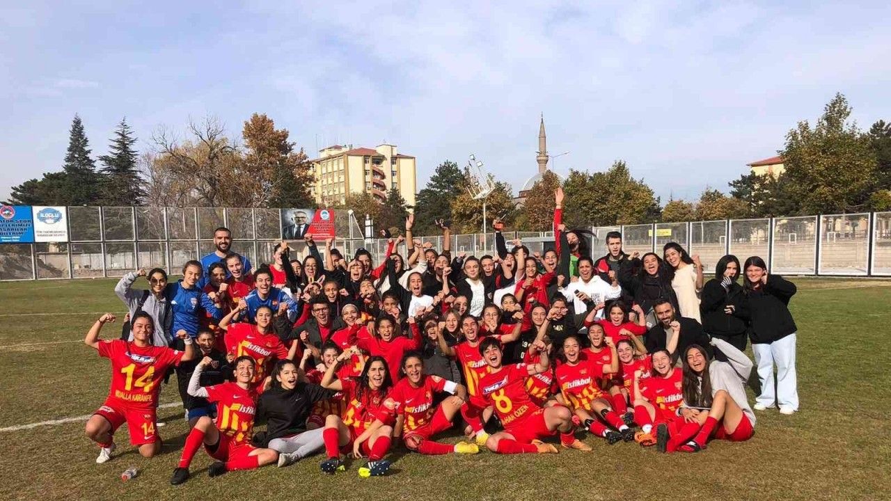 Kadınlar Futbol 1. Lig: Yukatel Kayseri Kadın FK: 2- Giresun Sanayispor: 0