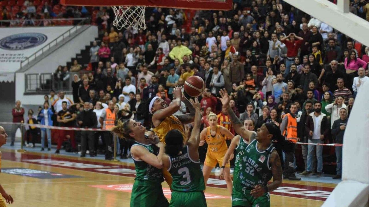 TKBL: Melikgazi Kayseri Basketbol: 81-Bursa Uludağ Basketbol: 82