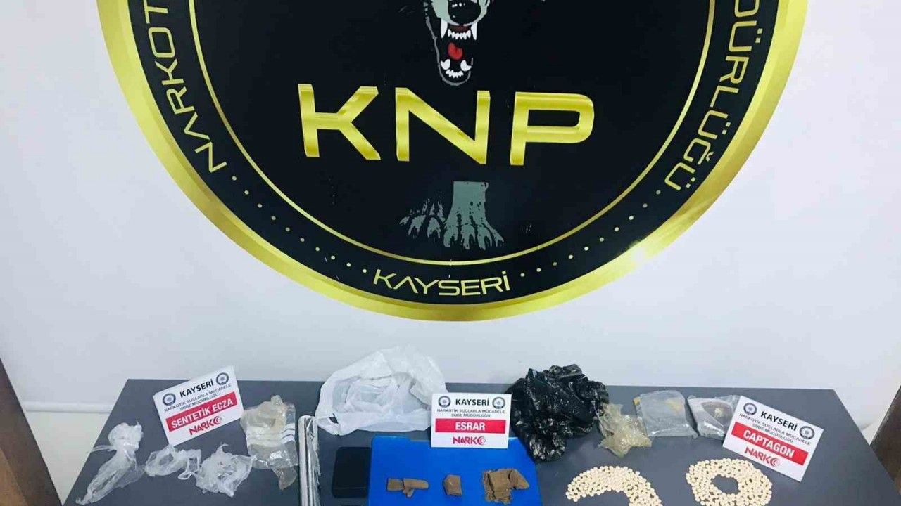 Narkotik ekipleri Kayseri’de uyuşturucuya geçit vermiyor