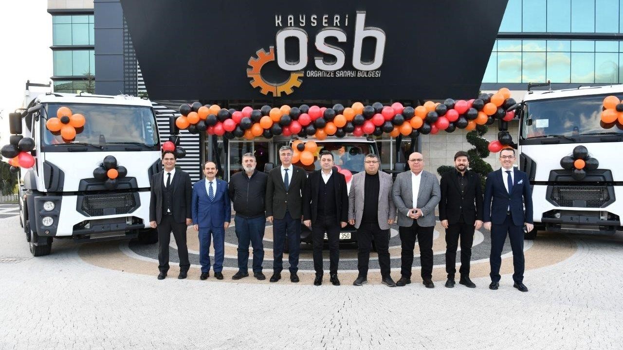 Kayseri OSB’nin araç filosuna 6 yeni araç eklendi