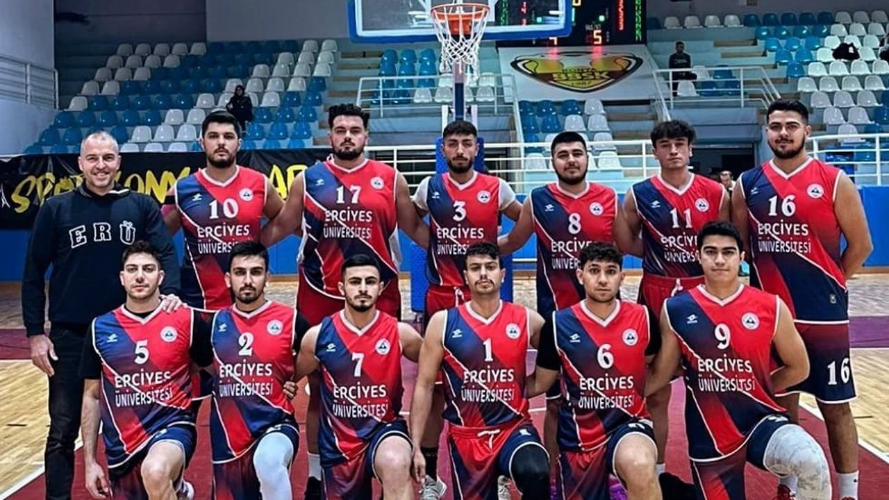 Erciyes Üniversitesi Basketbolda şampiyon oldu