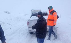 Yahyalı ilçesinde dağda mahsur kalan 2 kişi kurtarıldı!