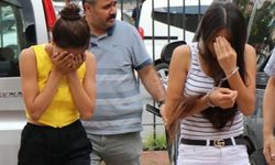 İki kız kardeş hırsızlıktan yakalandı!