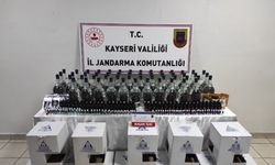 Jandarmadan kaçak içki operasyonu