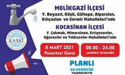 KASKİ, 11 mahallede su kesintisi yapacak