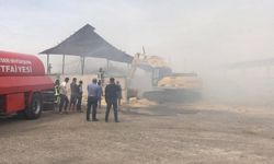 3 bin balya kaba yem yanarak kül oldu