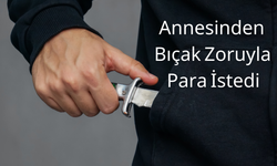 Annesinden bıçak zoru ile para almaya çalışan sanığa 6 yıl hapis