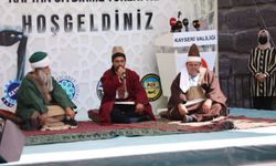 Kayseri’de yılın ahileri kaftanlarını giydi