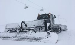Erciyes’te kar kalınlığı 50 santimi buldu