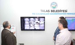 Talas’ta kış çalışmaları bu merkezden koordine ediliyor