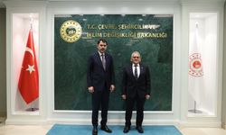 Başkan Büyükkılıç Bakan Kurum ile görüştü