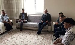 Tomarza protokolü şehit aileleri ile bayramlaştı