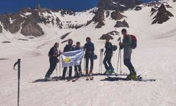 Erciyes’te Haziran ayında kayak keyfi