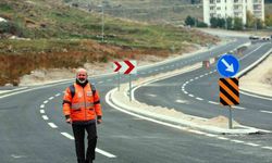 Ahievran Mahallesi'ndeki yol çalışması devam ediyor