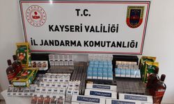 Kayseri’de 725 paket kaçak sigara ele geçirildi