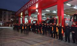 Kayseri İtfaiyesi, sel meydana gelen Antalya'ya gitti