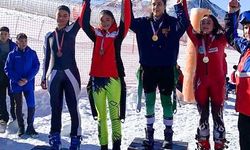 Okullar Arası Kayak İl Birinciliği yarışları yapıldı