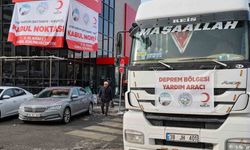 Yardım Tırları Talas’tan Deprem Bölgesine gidiyor