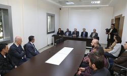 Rektör Altun'dan teknik ekibe ziyaret