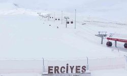 Erciyes’te kar kalınlığı 110 santimetreye ulaştı