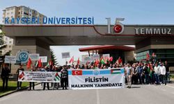 Kayseri Üniversitesi'nden Filistin'e Destek