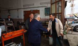 Pınarbaşı Sanayi Esnafına Başkan Büyükkılıç'tan Destek Ziyareti