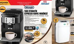 Espresso Kahve Makinesi ve Hava Temizleyici Bim’de Bu Hafta Satılacak! Bim 19 Haziran Aktüel Kataloğu