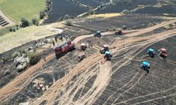 Kayseri Tomarza’da 30 Dönümlük Buğday Tarlası Yangında Kül Oldu