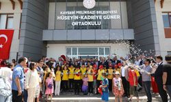 Melikgazi Belediyesi ve Hayırsever İş Birliğiyle Hüseyin-Kadriye Güner Ortaokulu Açıldı